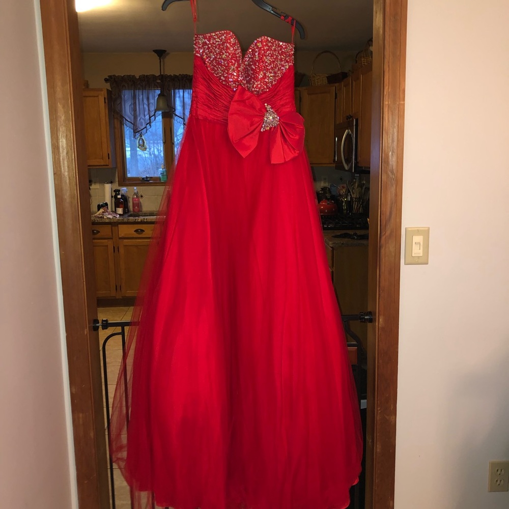 Strapless Prom Dress